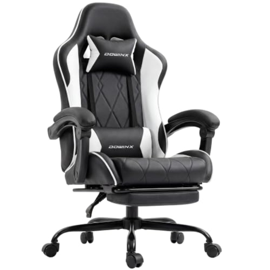 Ergonomic Office Chair - 발 받침대가 있는 게이밍 의자, 가정용