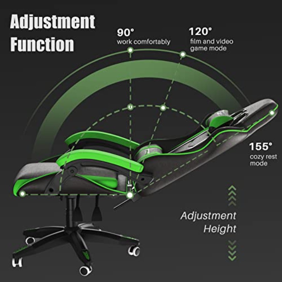 홈 오피스용으로 제작된, 허리 지지대가 있는 게이밍 의 - Ergonomic Office Chair 리뷰 및 가격