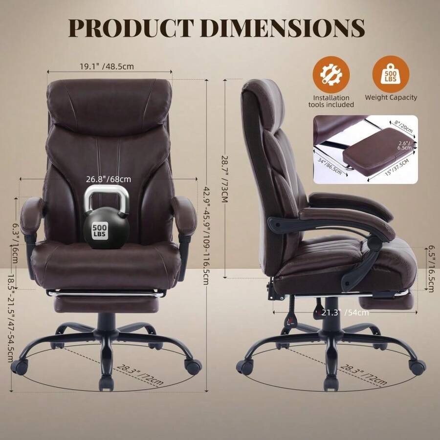 사무용 의자, 등받이가 높은 컴퓨터 의자, 인체공학적  - Ergonomic Office Chair 리뷰 및 가격