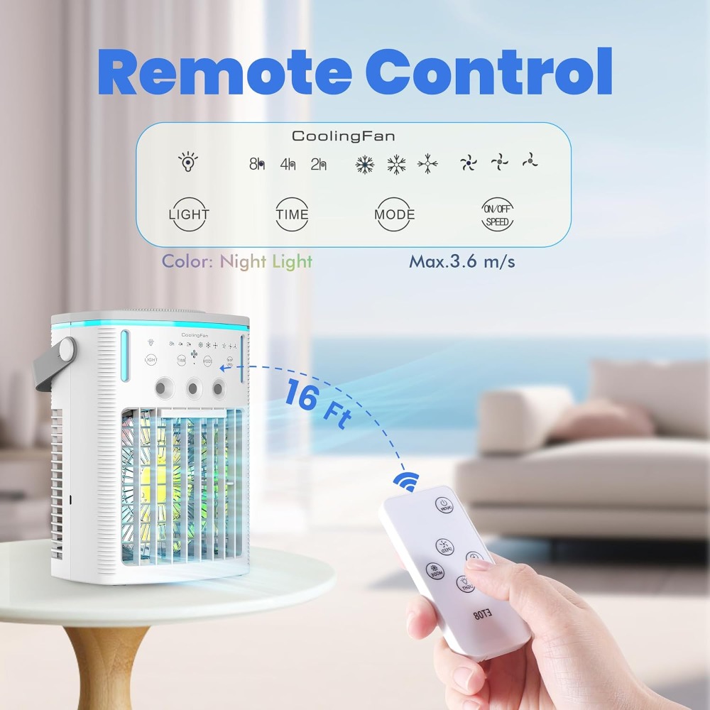 휴대용 증발식 에어쿨러 아이스 플레이트 또는 물탱크 미 - Home Office Or 리뷰 및 가격