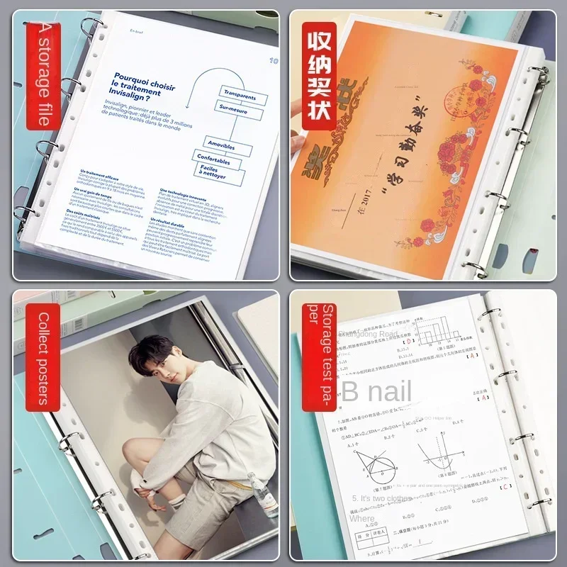 새로운 휴대용 4 홀 D 형 폴더 A4 플라스틱 보관  - Document Scanner Portable 리뷰 및 가격