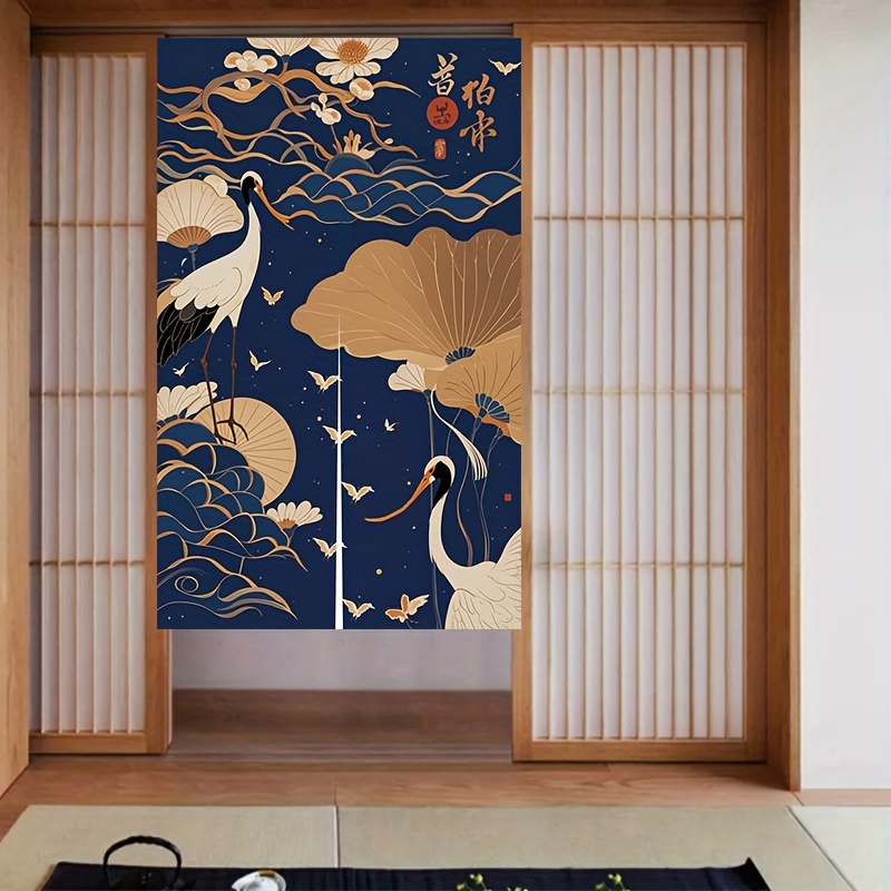 VIKAMA 중국 선(禪) 스타일의 도어 커튼 패브릭  - Home Office Room Inspiration 리뷰 및 가격