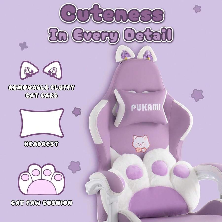 연결된 팔걸이가 있는 핑크색 게이밍 의자, 허리 지지대 - Ergonomic Office Chair 리뷰 및 가격
