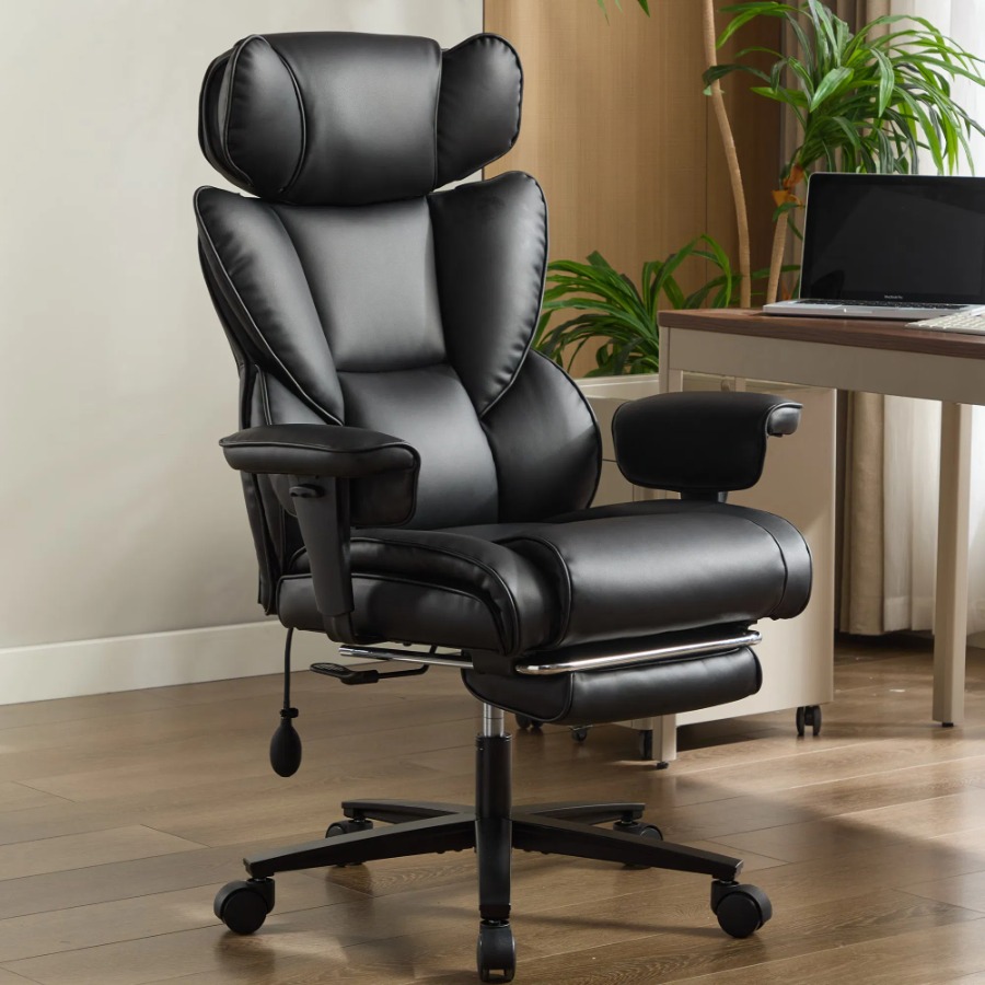 발 받침대와 허리 지지대가 있는 사무용 의자, 높이 조 - Ergonomic Office Chair 리뷰 및 가격